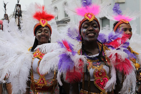 Các nghệ sỹ trong Lễ hội Notting Hill Carnival 2015.